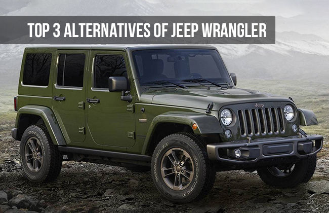 Top 3 alternatives of Jeep Wrangler