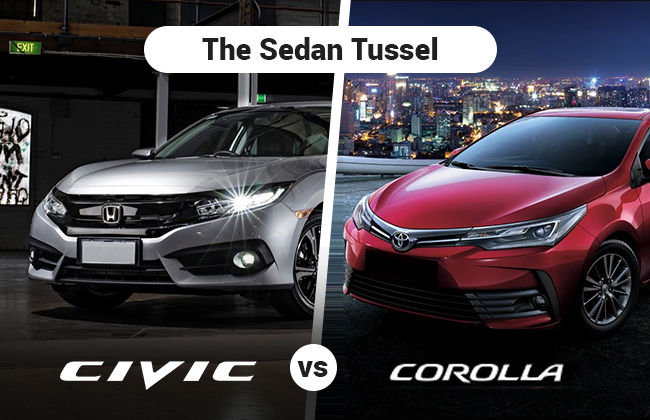 Search for the better sedan - Honda Civic vs Toyota Corolla