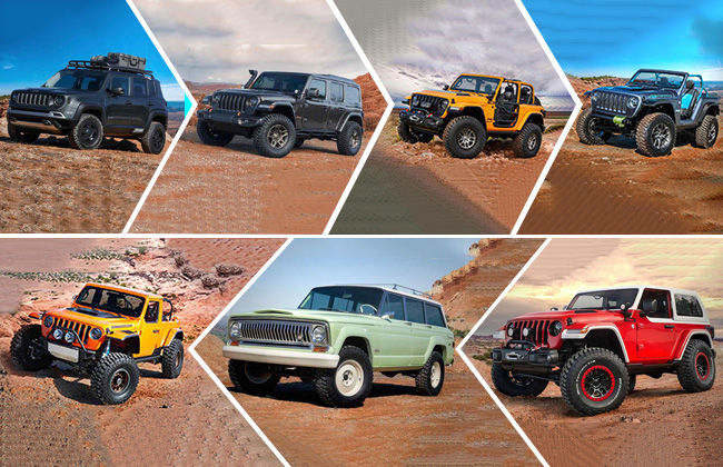 Jeep revealed seven Easter Concepts