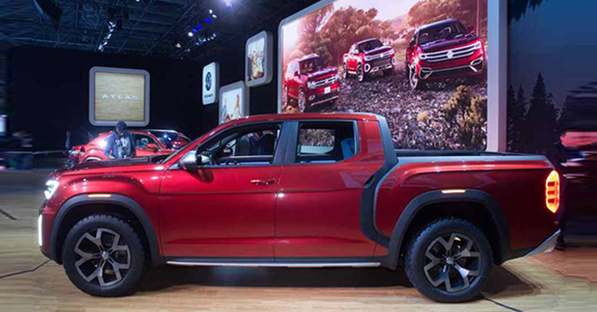 Volkswagen unveils the Atlas Tanoak concept at 2018 New York Auto Show