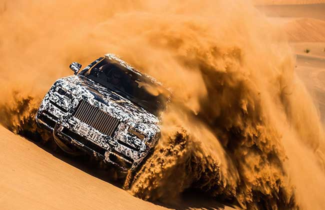 Rolls-Royce Cullinan takes the final challenge in UAE