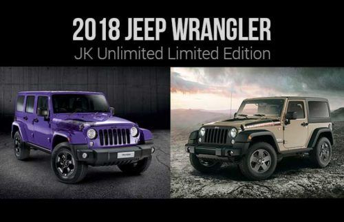 Jeep Wrangler JK Unlimited  - Explore its limited edition world 