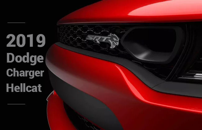 Dodge Charger Hellcat to get updated for 2019; first teaser released