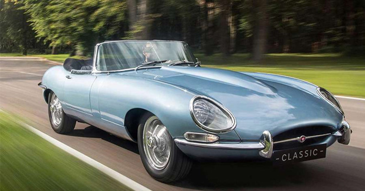 Jaguar E-Type Zero used at the United Kingdom’s royal wedding