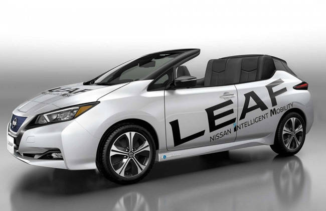 Nissan introduced Leaf Convertible to celebrate 1 lakh sales in Japan 