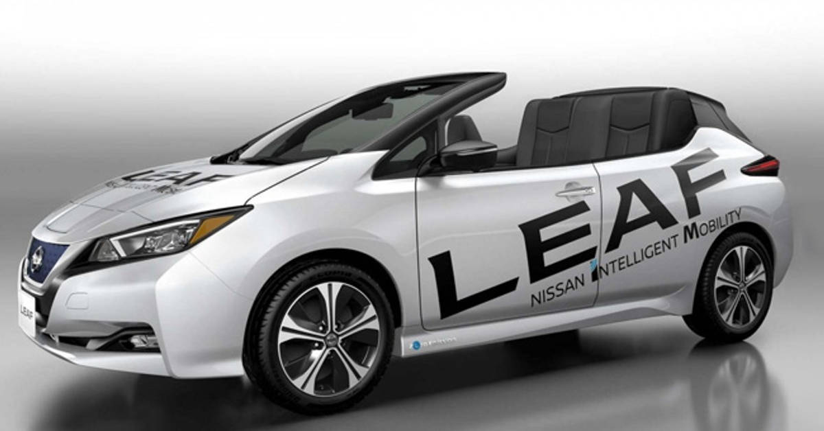 Nissan introduced Leaf Convertible to celebrate 1 lakh sales in Japan 