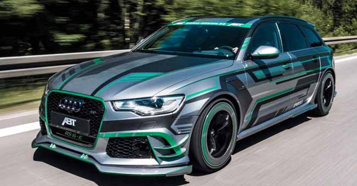 ABT Sportline reveals a hybrid version of RS6 with booster electric engine