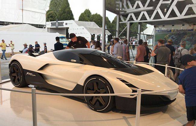  Vazirani Shul unveiled at the 2018 Goodwood Festival of Speed