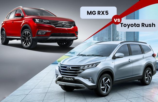 Toyota Rush vs MG RX5 - Fight of the compact SUV