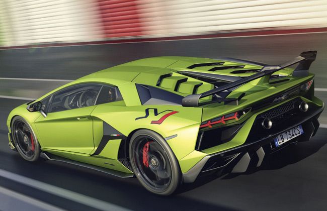 Lamborghini Aventador SVJ reveals a glimpse of its ALA kit
