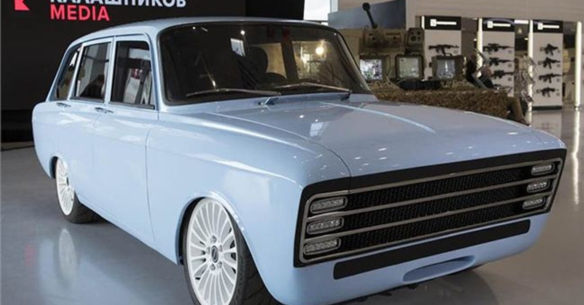 Kalashnikov unveils electric car to rival Tesla