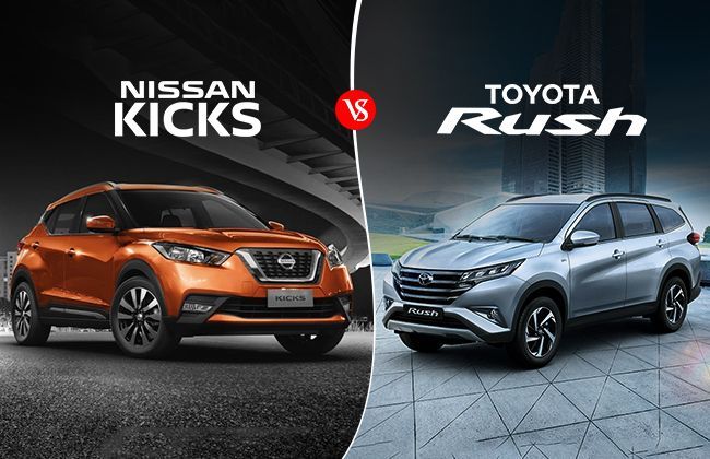 Nissan Kicks vs Toyota Rush - The feature-packed crossover or the bigger straightforward SUV