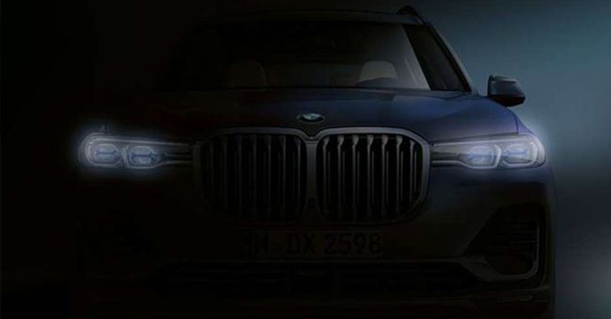 BMW officially teases X7 seven-seater