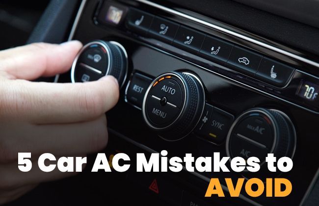 5 Car AC mistakes to avoid 