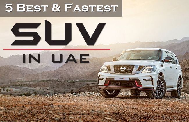 5 Best and fastest SUVs in the UAE