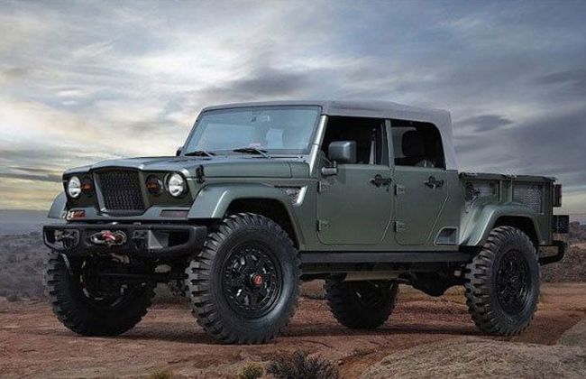 Jeep Gladiator pickup truck photos popped up online