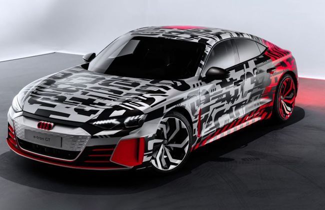 Audi e-tron GT concept teased; to be displayed at LA Auto Show 