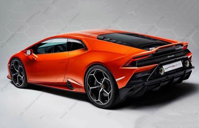 2019 Lamborghini Huracan uncovered