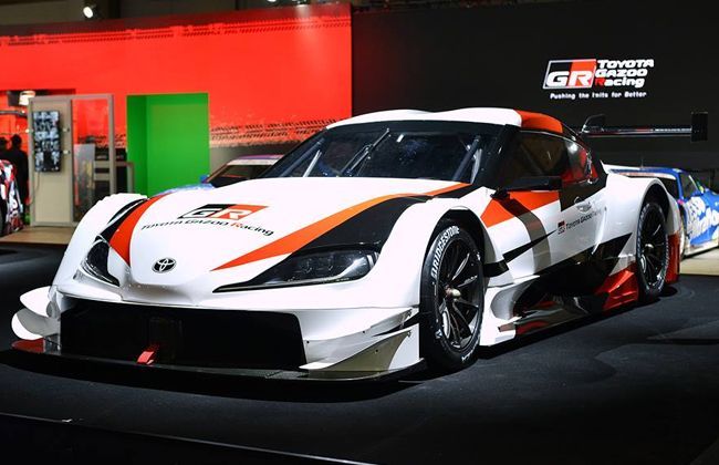Toyota GR Supra Super GT Concept previewed at Tokyo Auto Salon