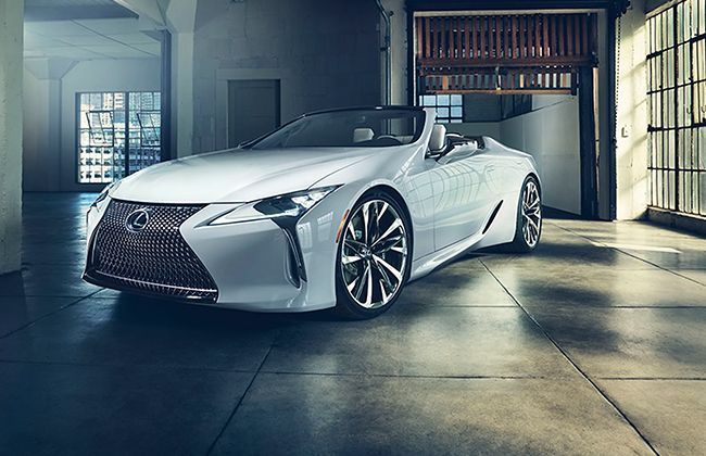 Lexus LC Convertible previewed ahead of 2019 NAIAS