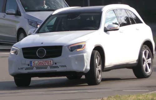 Mercedes-Benz teases the GLC facelift, to debut at Geneva