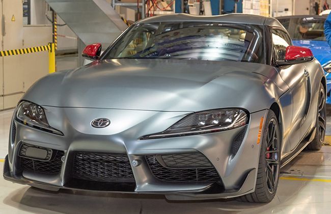 First 2020 Supra rolls out, shares factory with BMW Z4