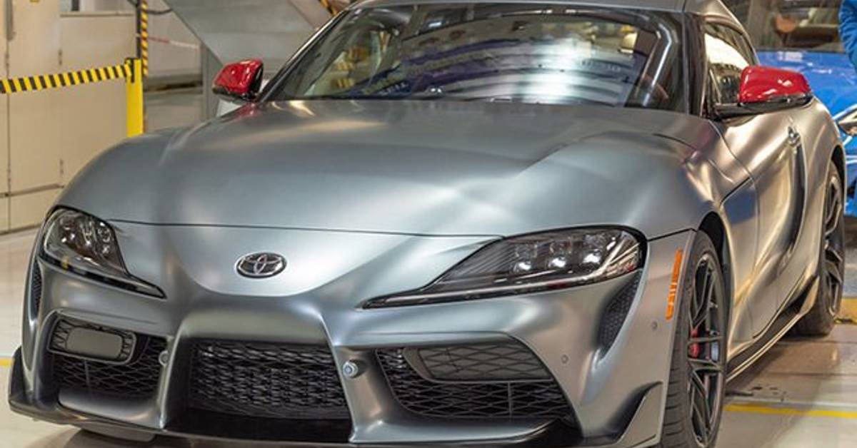 First 2020 Supra rolls out, shares factory with BMW Z4