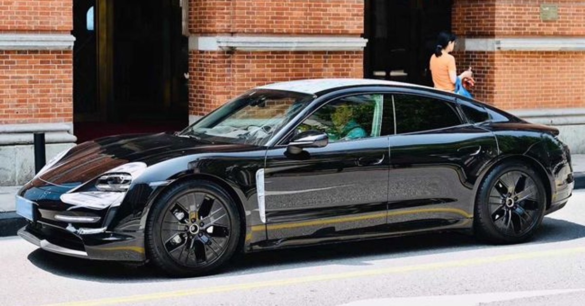 Porsche conducted a demo run of Taycan prototype in Shanghai 