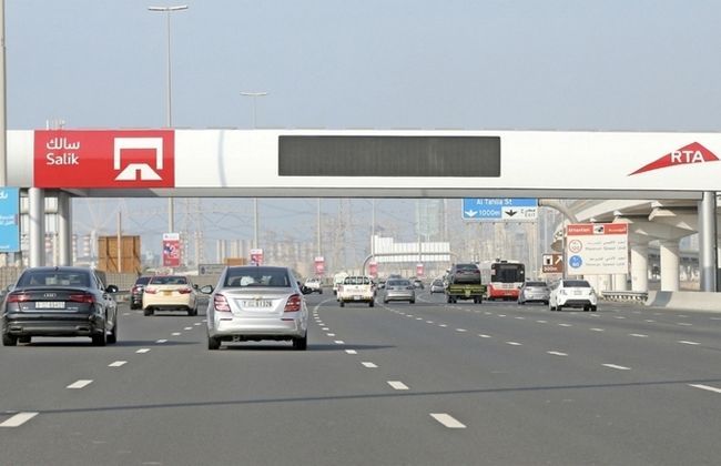 Salik tags placement warnings announced by RTA in Dubai