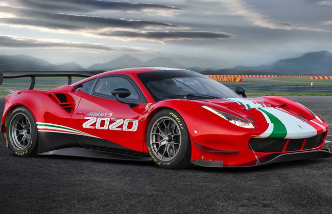 2020 Ferrari 488 GT3 Evo is out