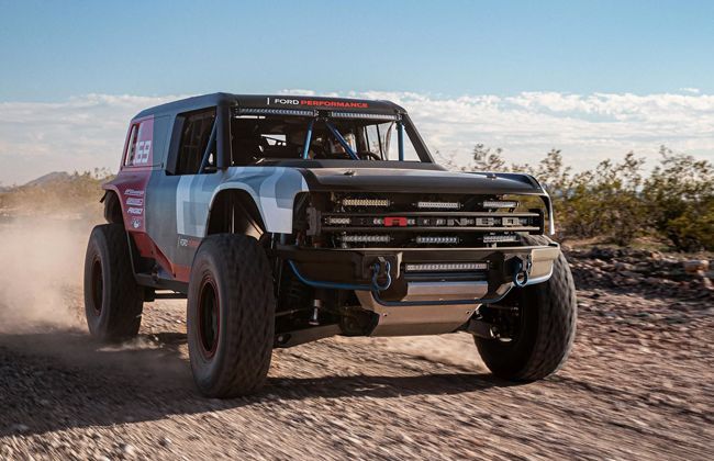 Here’s a glimpse of Ford Bronco R race prototype 