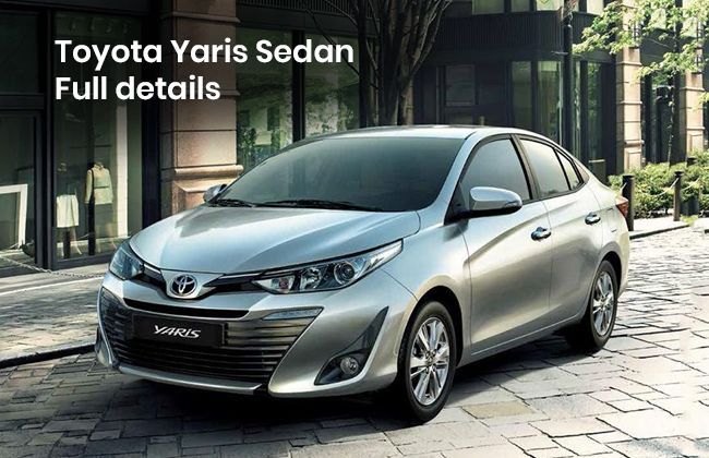 Toyota Yaris Sedan - Full details