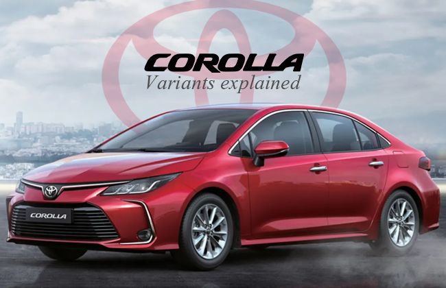 Toyota Corolla: Variants explained