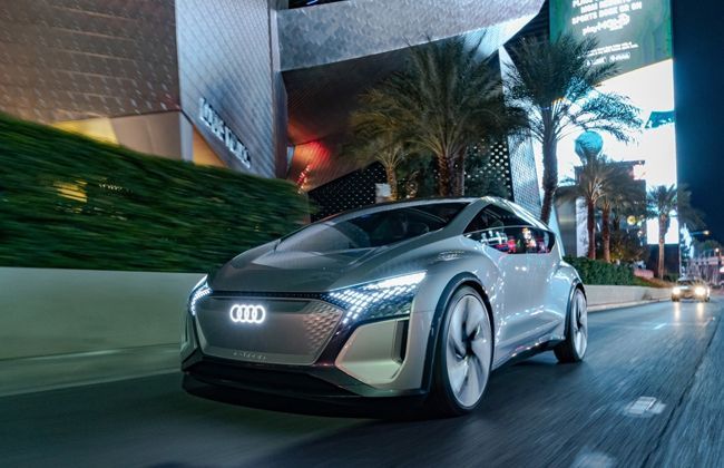Audi displays futuristic AI:ME Concept Car