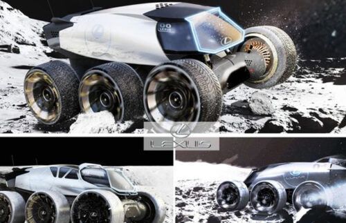 Lexus eyes the moon, unveils series of lunar concept vehicle designs