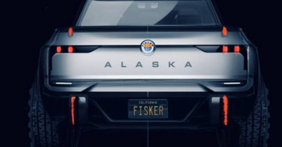 Fisker reveals the image of new Alaska pickup truck on Twitter by mistake