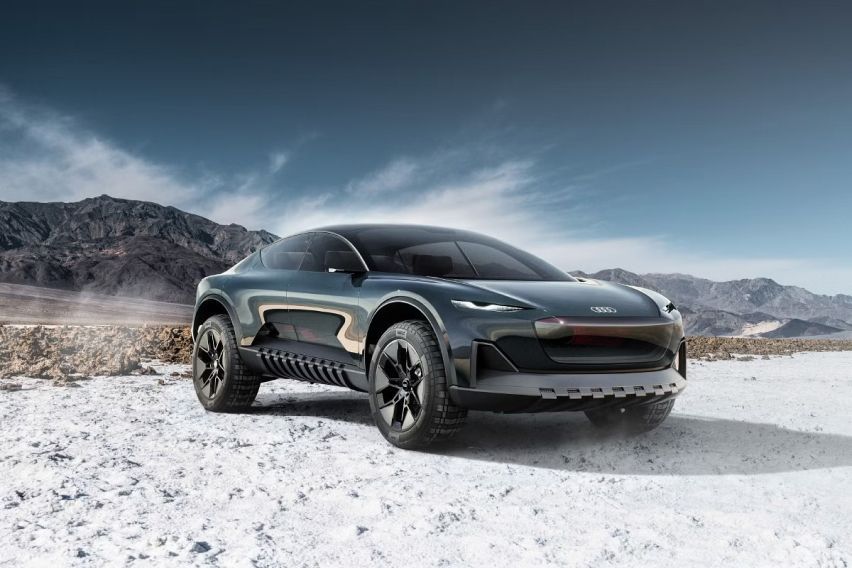 Audi Activesphere is a luxury coupe that transforms into a pickup