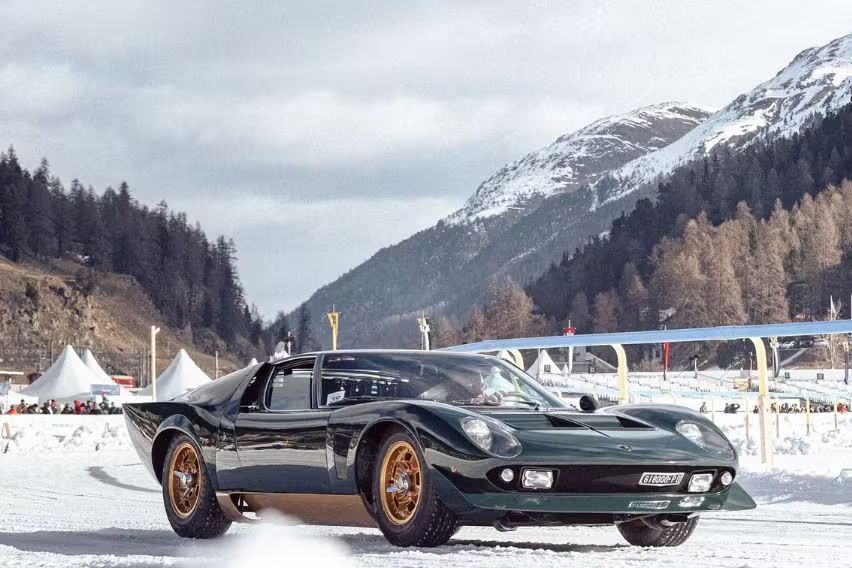 Lamborghini takes its iconic models to ice to celebrate its 60th anniversary