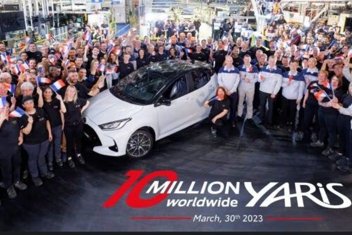 Toyota Yaris hits the milestone of 10 million global sales 