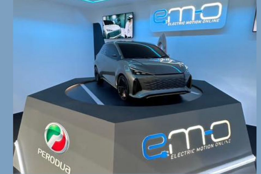 Perodua unveils EM-O EV concept at the Malaysia Auto Show 2023