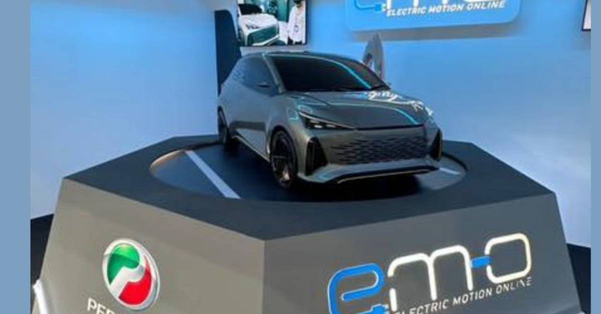 Perodua unveils EM-O EV concept at the Malaysia Auto Show 2023