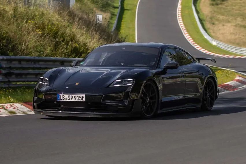 New Porsche Taycan takes 17-second lead over Tesla Model S Plaid in Nurburgring run