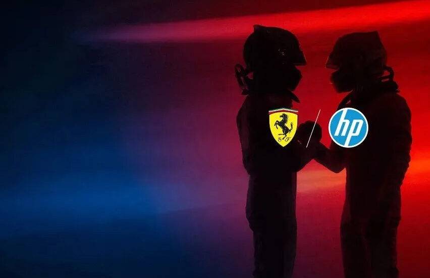 Ferrari and HP enter into title partnership