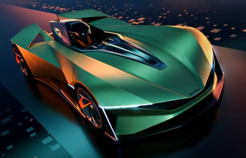 Skoda reveals 1,088hp Vision Gran Turismo supercar for PS5