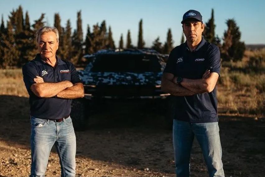 Ford drops teaser for Dakar Rally contender