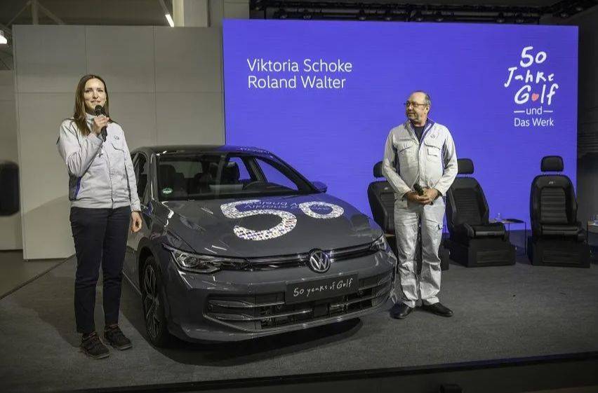 Volkswagen Wolfsburg plant commemorates 50 years of Golf production