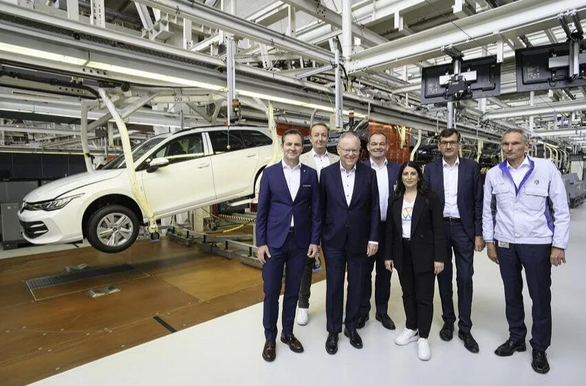 Volkswagen Wolfsburg plant commemorates 50 years of Golf production