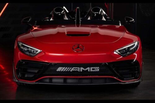 Mercedes AMG PureSpeed Speedster Inspired From F1 Cars Unveiled 