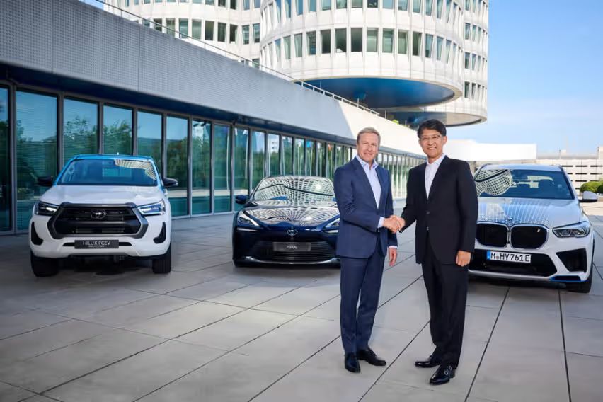 BMW and Toyota hydrogen-powered automotive solutions
