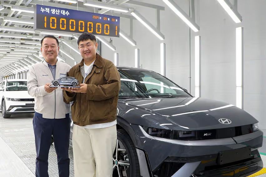 Hyundai 100 millionth vehicle